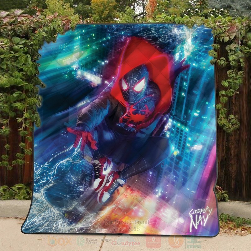 BEST Marvel Spider-Man Multiverse Slinger - Signed Quilted Fabric 4 Marvel Spider Man Multiverse Slinger Signed Quilt 1 2 3
