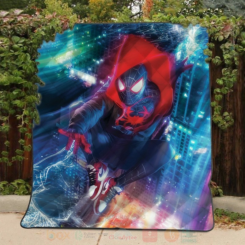 BEST Marvel Spider-Man Multiverse Slinger Quilted Fabric 4 Marvel Spider Man Multiverse Slinger Quilt 1 2 3