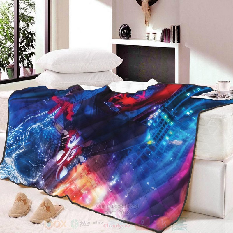 BEST Marvel Spider-Man Multiverse Slinger Quilted Fabric 5 Marvel Spider Man Multiverse Slinger Quilt 1 2 3 4