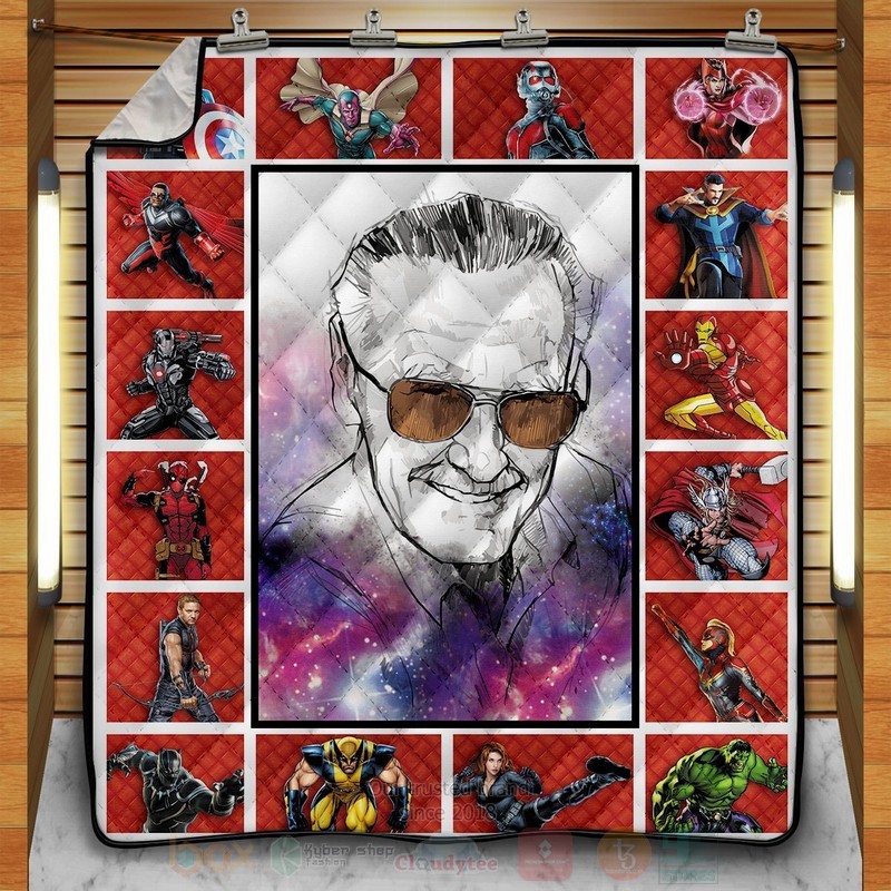 Marvel Stan Lee Superheroes Quilt