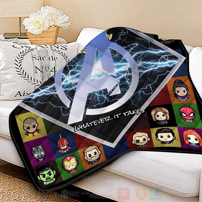 BEST Marvel Whatever It Takes Quilted Fabric 2 Marvel Whatever It Takes Quilt 1