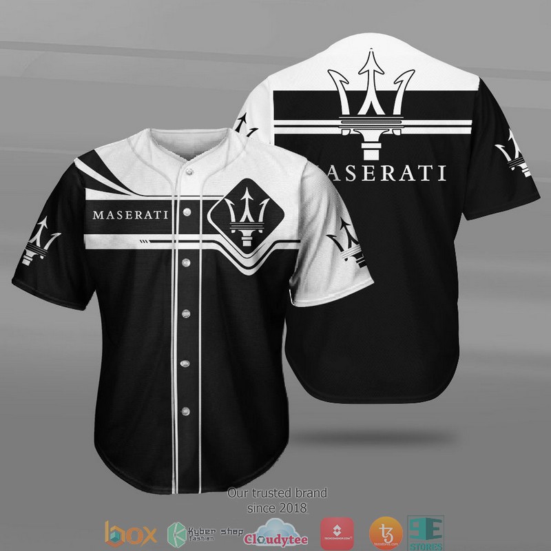 Maserati Car Motor Baseball Jersey