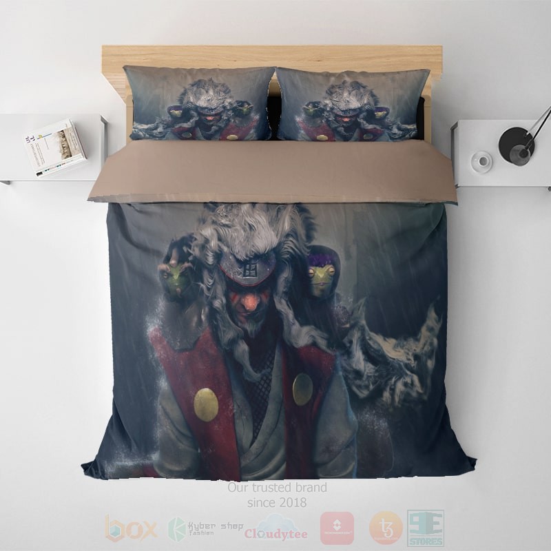 Master Jiraiya Toad Sage Empyrean Blend Naruto Bedding Set