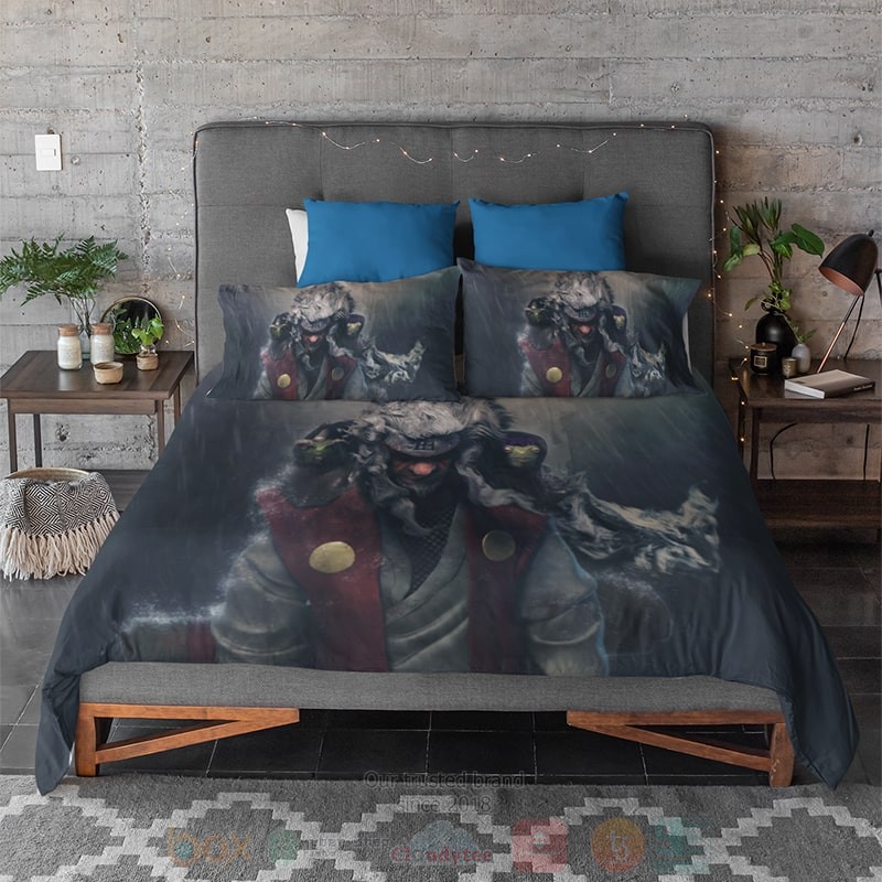 Master Jiraiya Toad Sage Empyrean Blend Naruto Bedding Set 1