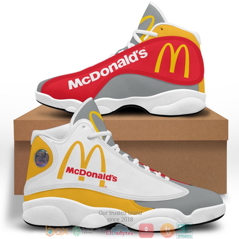 Pef civilization spy McDonald's Logo Bassic Air Jordan 13 Sneaker Shoes • Kybershop