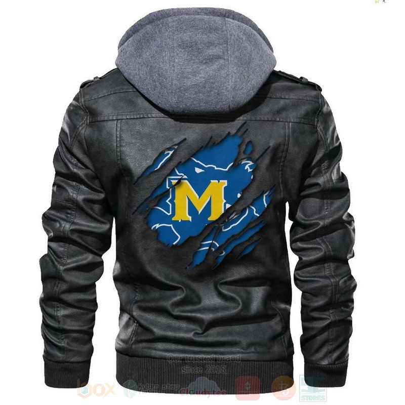 BEST Mcneese State Cowboys NCAA Champions Black Zipper Jacket Leather 1 Mcneese State Cowboys NCAA Blacks Leather Jacket