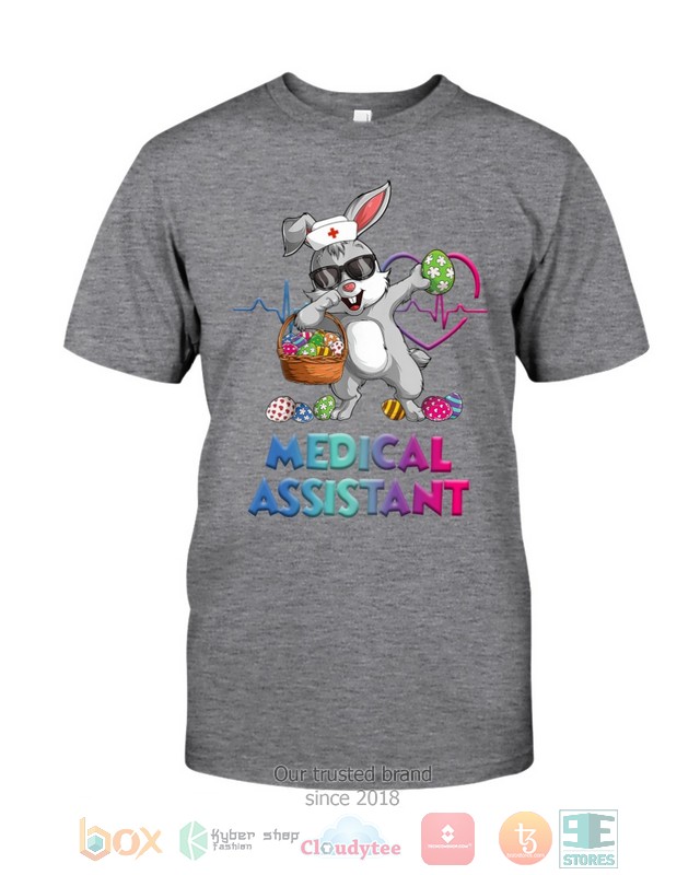 NEW Medical Assistant Bunny Dabbing shirt, hoodie 4 Medical Assistant Bunny Dabbing shirt hoodie 1 2 3
