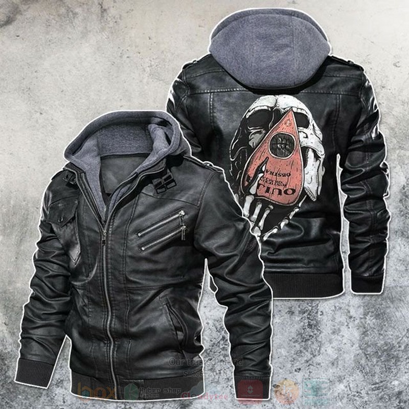 Meet The Death By OujaboardSkull Leather Jacket