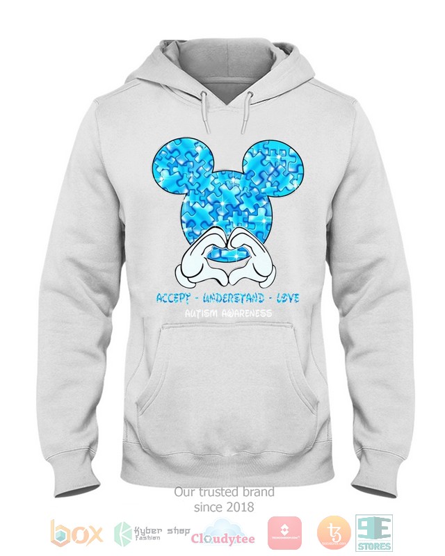 Mickey Mouse Accept Understand Love Autism Awareness Shirt Hoodie 1 2 3 4 5 6 7 8 9 10 11 12 13 14 15
