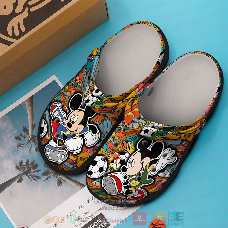 Mickey Mouse Football Crocband Clog 1