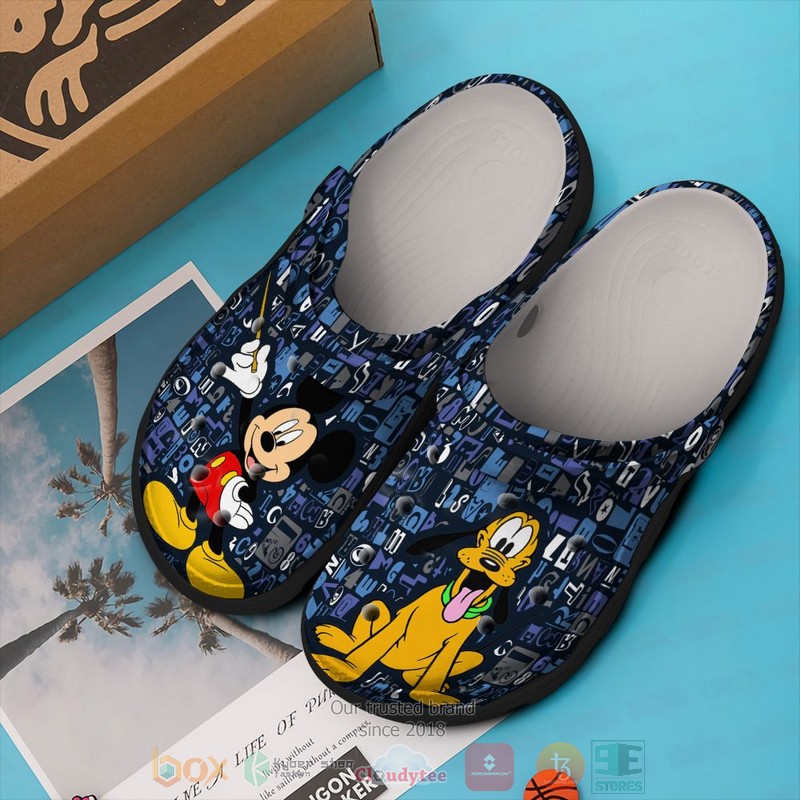 Mickey Mouse and Pluto Crocband Clog