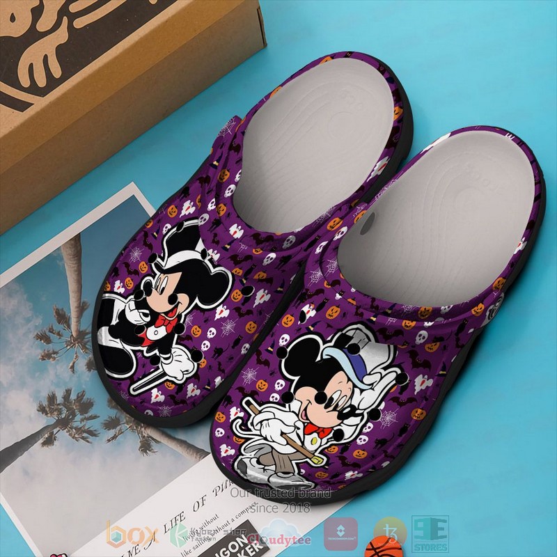 Mickey Mouse magician purple Crocband Clog 1