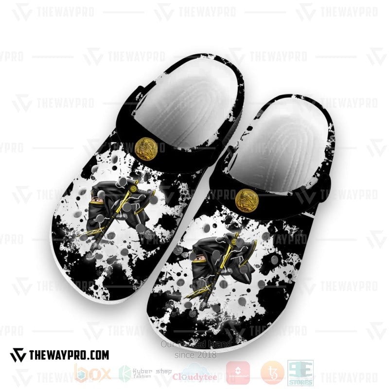 Mighty Morphin Ninjetti Black Frog Ranger Custom Clogs 1