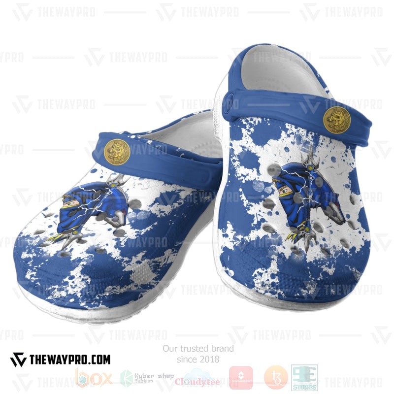 Mighty Morphin Ninjetti Blue Wolf Ranger Custom Clogs 1