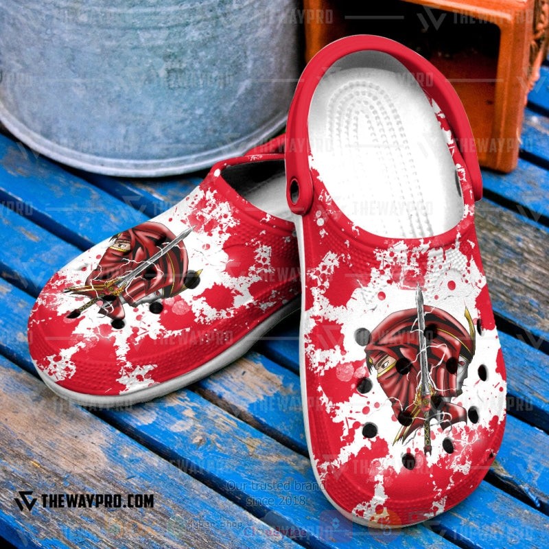 Mighty Morphin Ninjetti Red Ape Ranger Custom Clogs