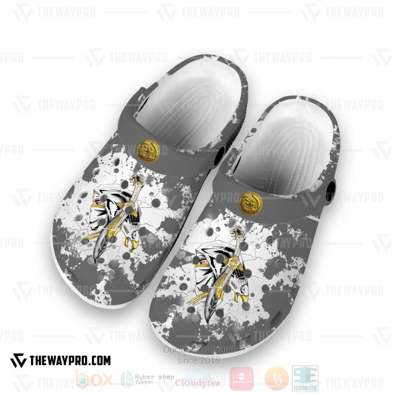 Mighty Morphin Ninjetti White Falcon Ranger Custom Clogs 1