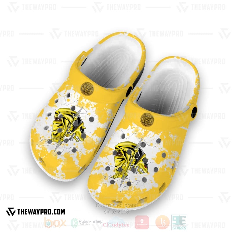 Mighty Morphin Ninjetti Yellow Bear Ranger Custom Clogs 1