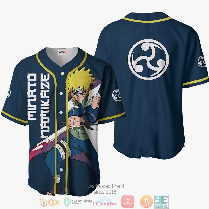 Minato Namikaze Naruto Baseball Jersey Shirt
