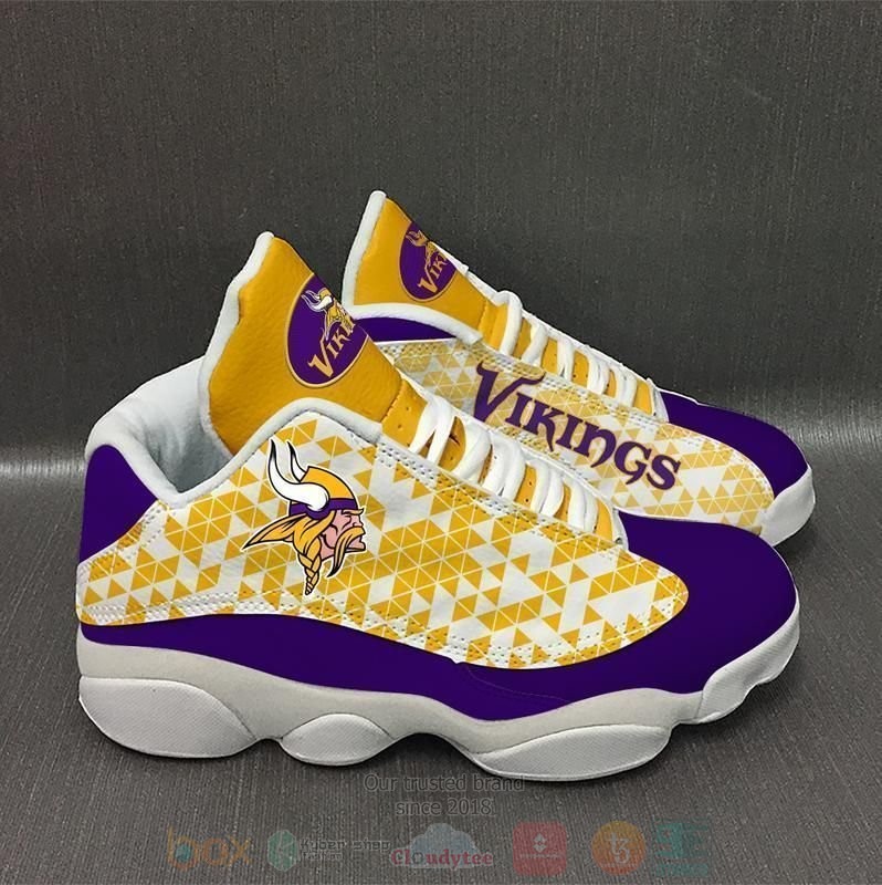 Minnesota Vikings NFL Air Jordan 13 Shoes