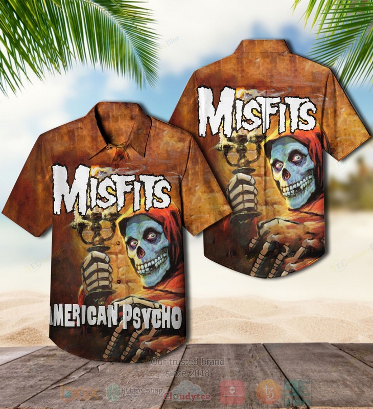Misfits band American Psycho Hawaiian Shirt