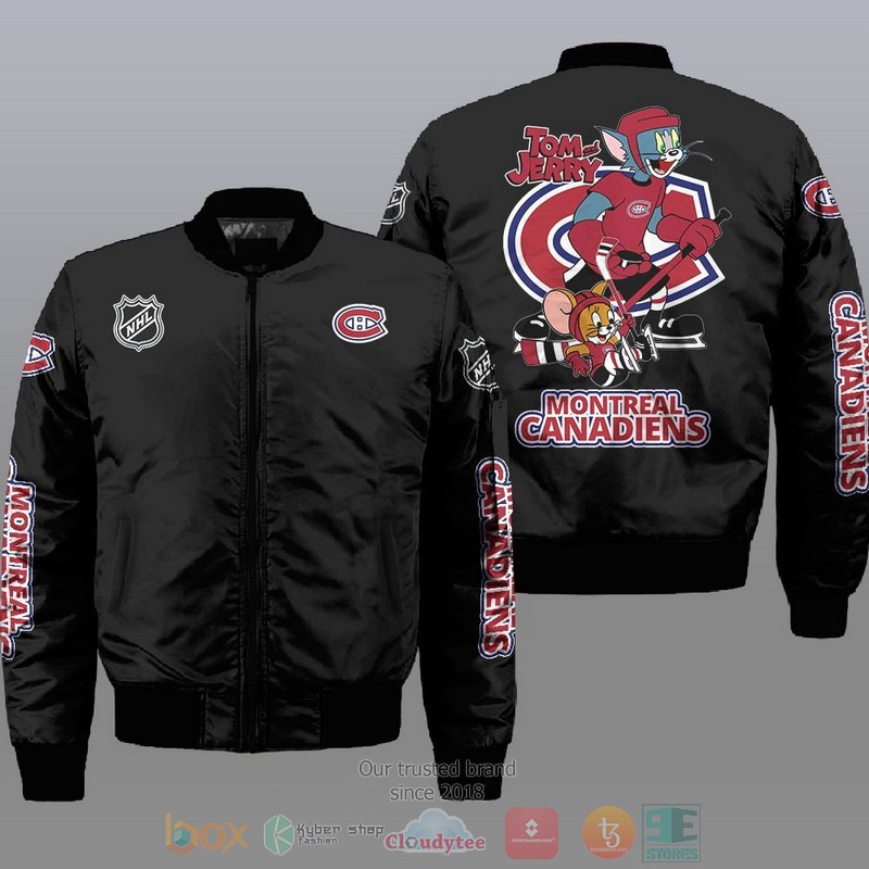 Montreal Canadiens NHL Tom And Jerry Bomber Jacket