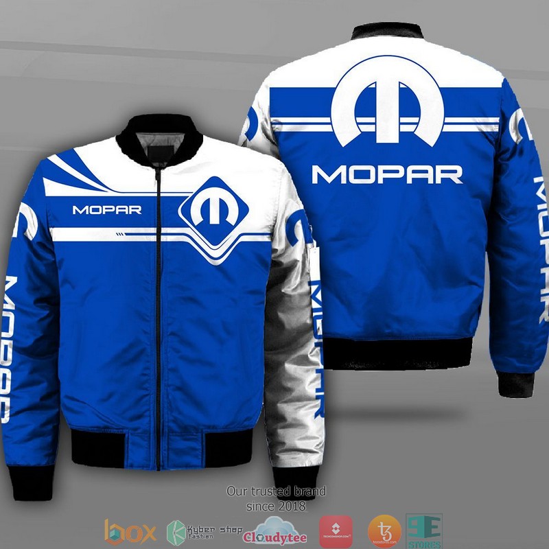 Mopar Car Motor Bomber Jacket