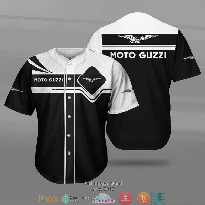 Moto Guzzi Car Motor Baseball Jersey