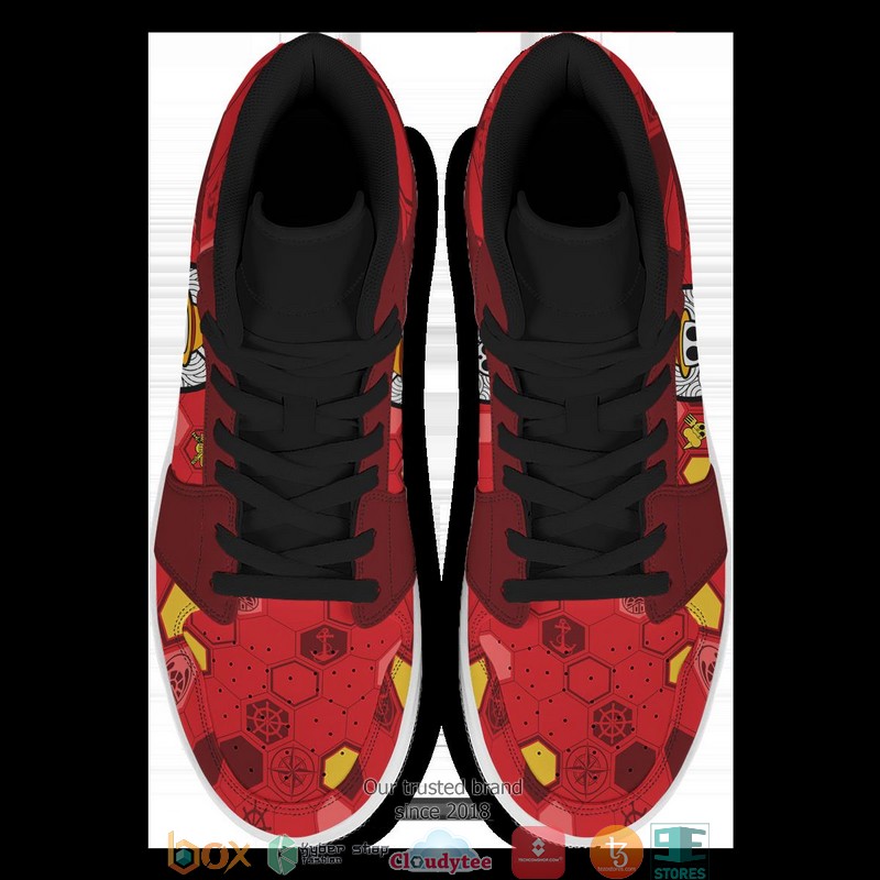 Mugiwara Pirates Air Jordan High Top Sneaker 6 Mugiwara Pirates Air Jordan High Top Sneaker 1 2 3 4 5