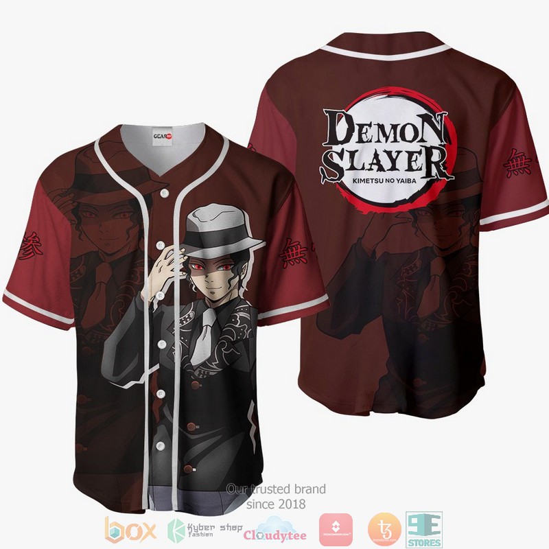 Muzan Kibutsuji Demon Slayer Baseball Jersey Shirt
