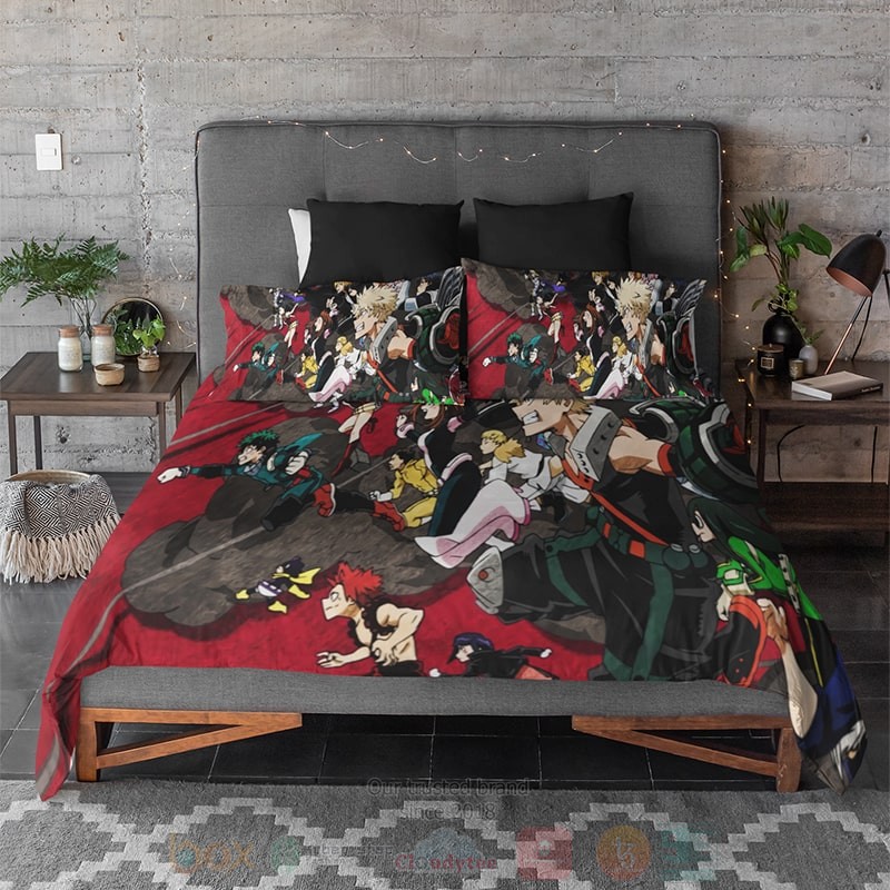 My Hero Academia All Heroes Style MHA Bedding Set 1