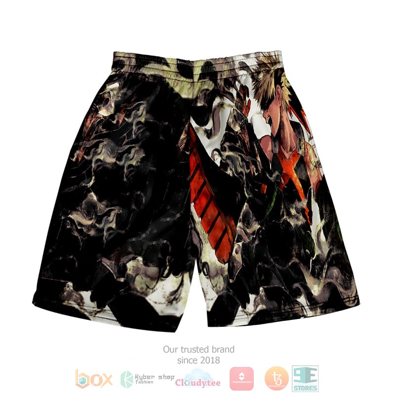 HOT My Hero Academia Bokugo Katsuki BNHA Beach Shorts 2 My Hero Academia Bokugo Katsuki BNHA Shorts 1