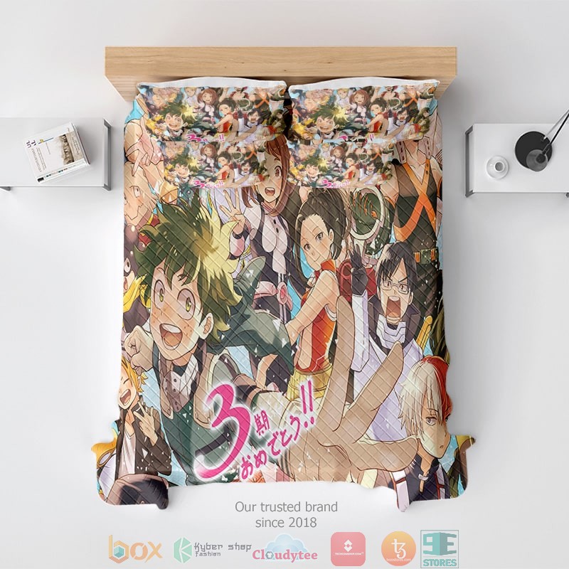 My Hero Academia Class 1-A Snow Brushed Heroes Bedding Set 9 My Hero Academia Class 1 A Snow Brushed Heroes Bedding Set