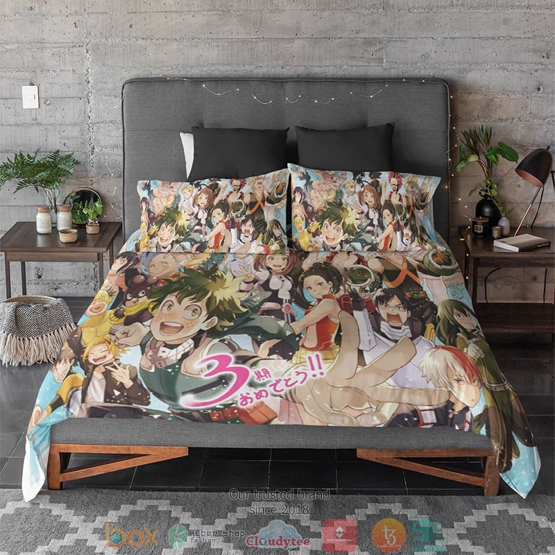 My Hero Academia Class 1-A Snow Brushed Heroes Bedding Set 2 My Hero Academia Class 1 A Snow Brushed Heroes Bedding Set 1