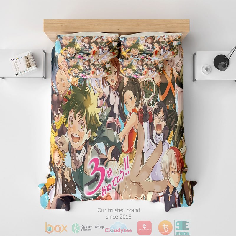 My Hero Academia Class 1-A Snow Brushed Heroes Bedding Set 3 My Hero Academia Class 1 A Snow Brushed Heroes Bedding Set 1 2