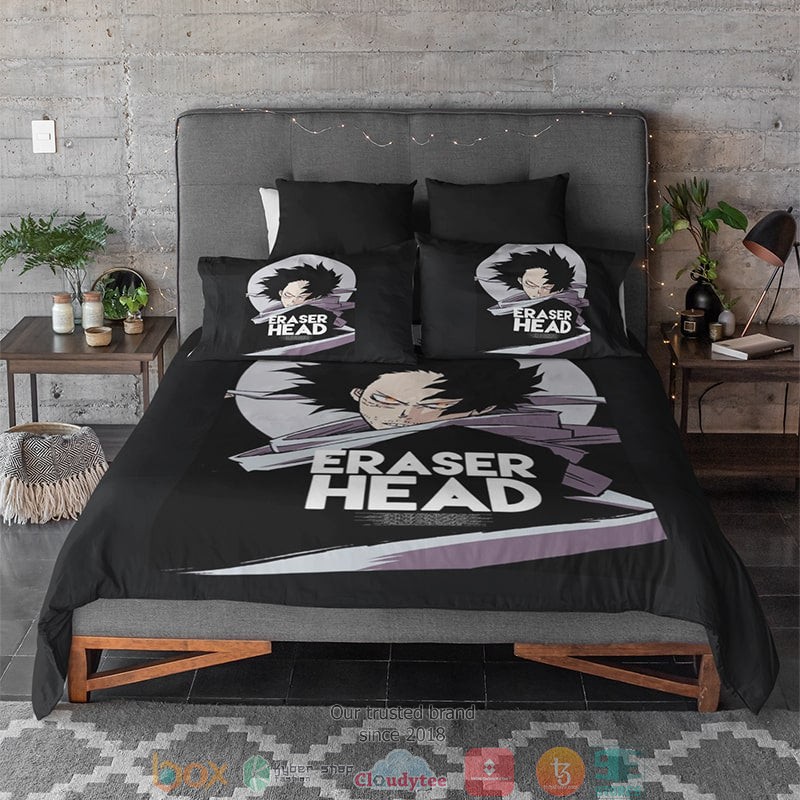 My Hero Academia Eraser Head UA Academy Dark BNHA Bedding Set 2 My Hero Academia Eraser Head UA Academy Dark BNHA Bedding Set 1
