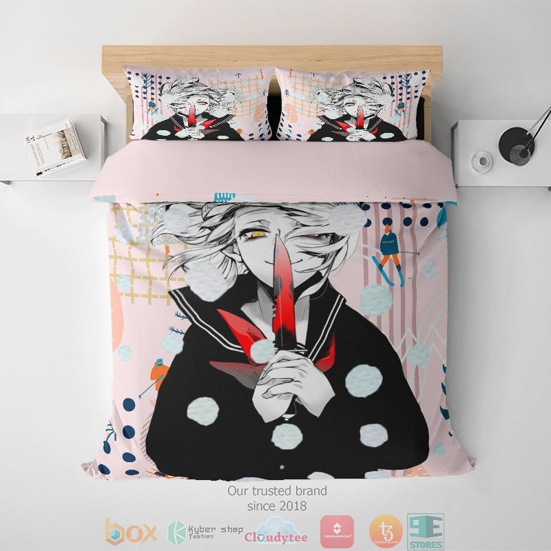 My Hero Academia Himiko Toga Christmas Killer Awesome Style BNHA Bedding Set