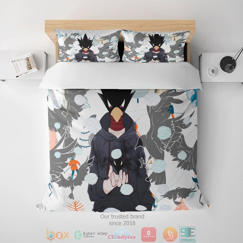 My Hero Academia Takoyami Dark Shadow Christmas Snow Sleek BNHA Bedding Set