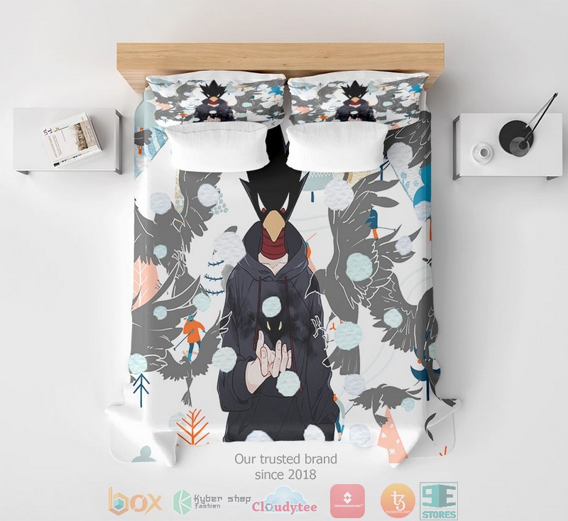 My Hero Academia Takoyami Dark Shadow Christmas Snow Sleek BNHA Bedding Set 3 My Hero Academia Takoyami Dark Shadow Christmas Snow Sleek BNHA Bedding Set 1 2