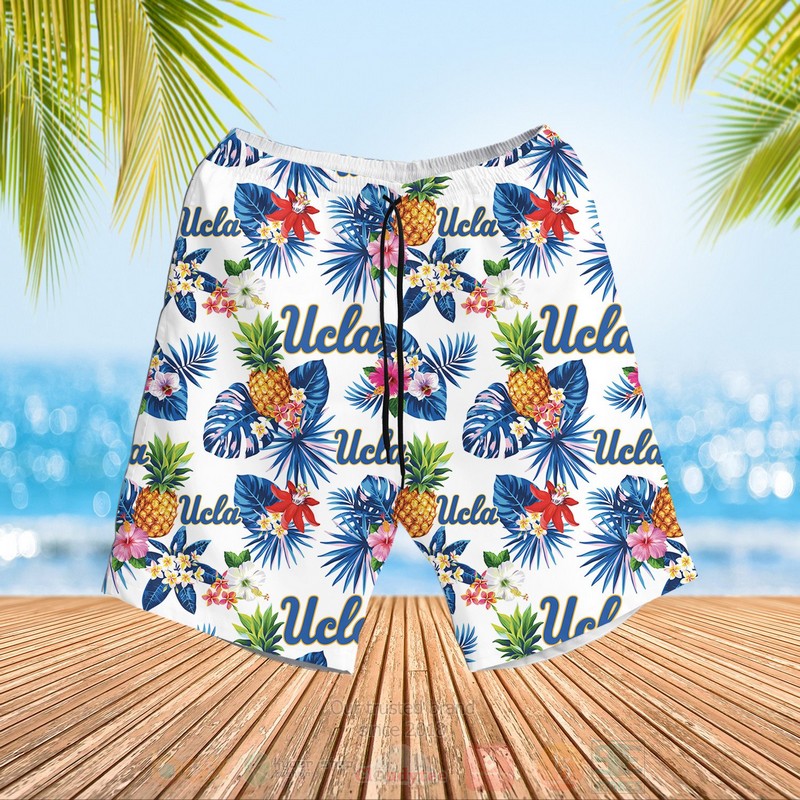 BEST NCAA UCLA Bruins Men's Basketball Tropical Shirt, Short 2 NCAA UCLA Bruins Mens Basketball Hawaiian Shirt Short 1