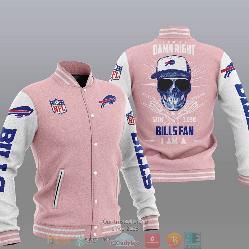 NFL Buffalo Bills I Am A Bills Fan Baseball Jacket 1 2 3