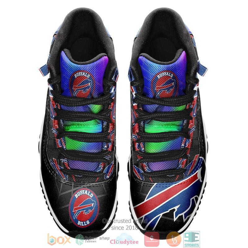 NFL Buffalo Bills multicolor Air Jordan 11 Sneaker Shoes 1 2