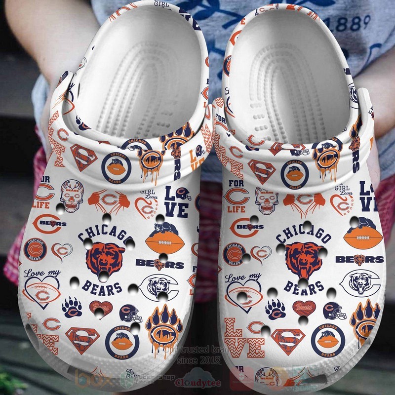 NFL Chicago Bears Crocband Crocs Clog Shoes