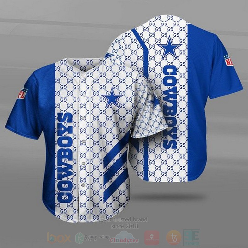 NFL Dallas Cowboys Baseball Jersey Shirt