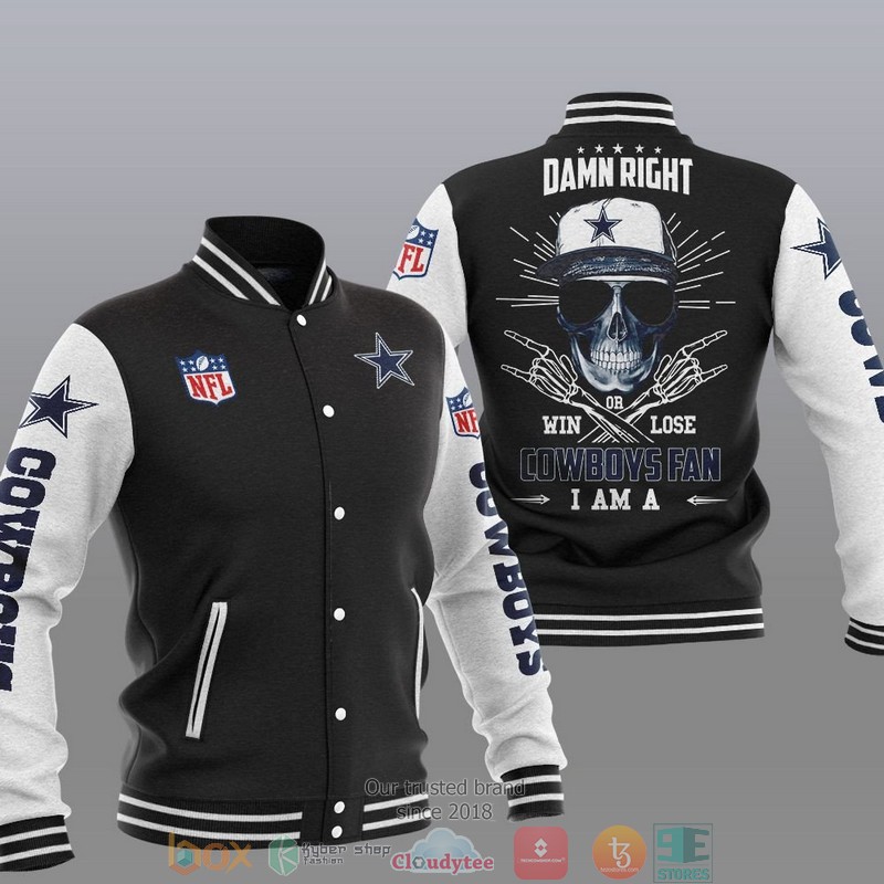 NFL Dallas Cowboys I Am A Cowboys Fan Baseball Jacket