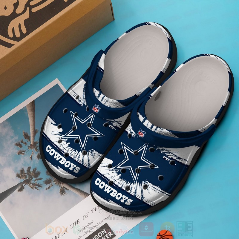 NFL Dallas Cowboys football Crocband Crocs Clog Shoes
