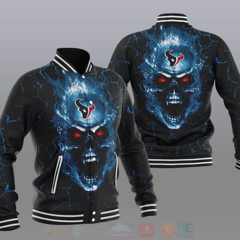 BEST NFL Houston Texans Baseball Jacket, Baseball Jersey Shirt 2 NFL Houston Texans Baseball Jersey Baseball Jacket 1