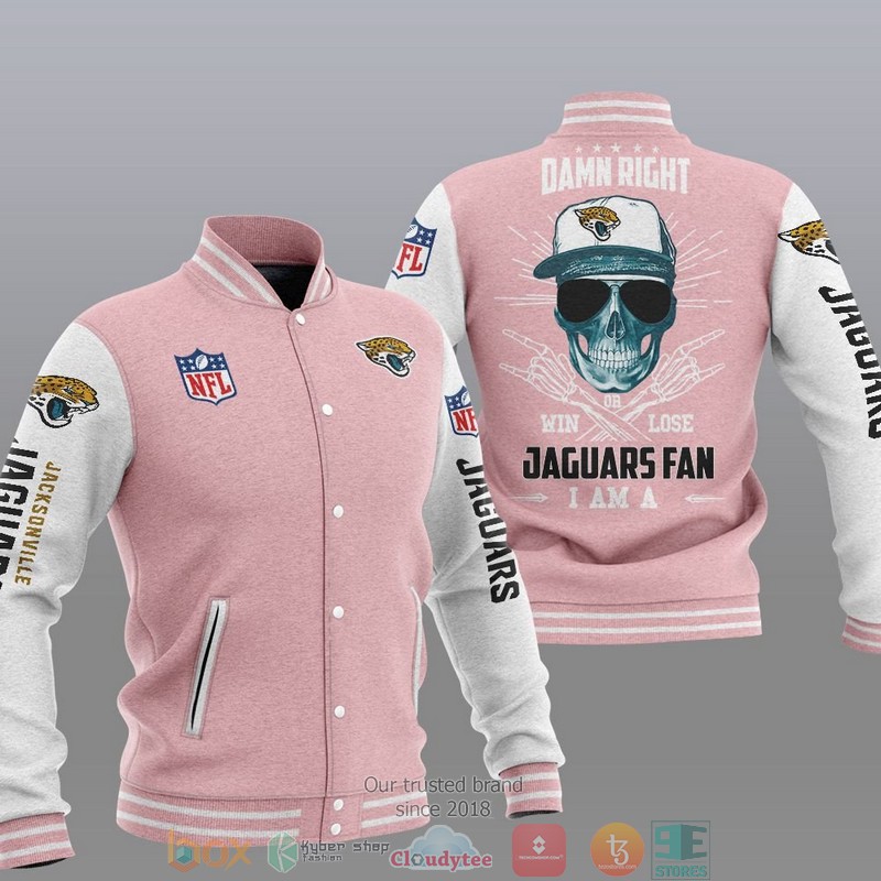 NFL Jacksonville Jaguars I Am A Jaguars Fan Baseball Jacket 1 2 3
