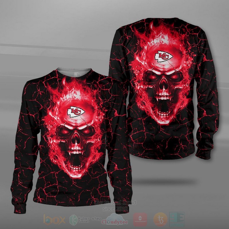 BEST NFL Kansas City Chiefs Unisex 3D T-Shirt, Hoodie 3 NFL Kansas City Chiefs 3D Hoodie Shirt 1 2