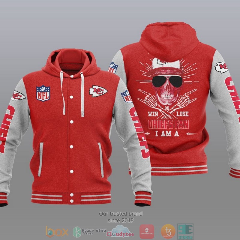 NFL Kansas City Chiefs I Am A Chiefs Fan Baseball Hoodie Jacket 5 NFL Kansas City Chiefs I Am A Chiefs Fan Baseball Hoodie Jacket 1 2 3 4