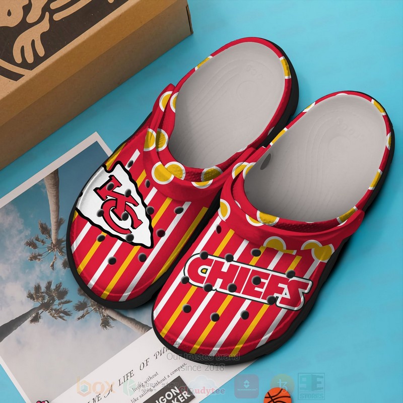 NFL Kansas City Chiefs Red Crocband Crocs Clog Shoes